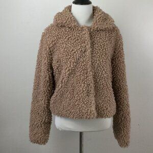 Zaful Tan Teddybear Jacket 4